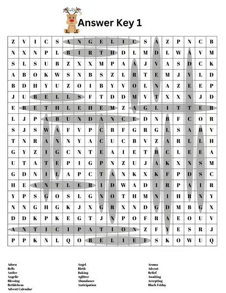 Christmas Word Search