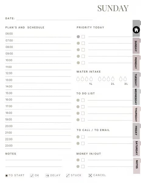 Daily personal Planner
