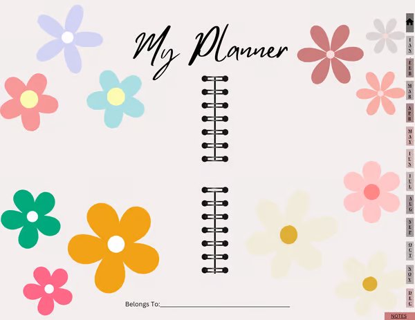 Digital Yearly Planner