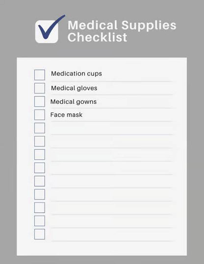 Home Supply Checklist