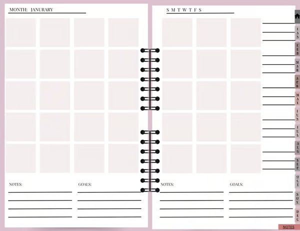 Digital Yearly Planner