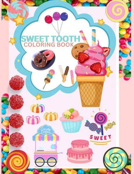 Sweet Tooth Coloring Book