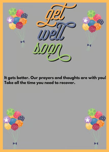 Get Well Soon Card