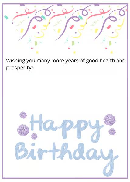 Happy Birthday Card