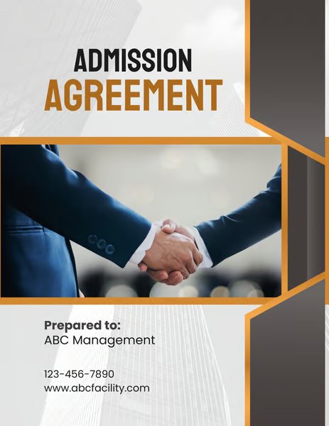 Admission Agreement